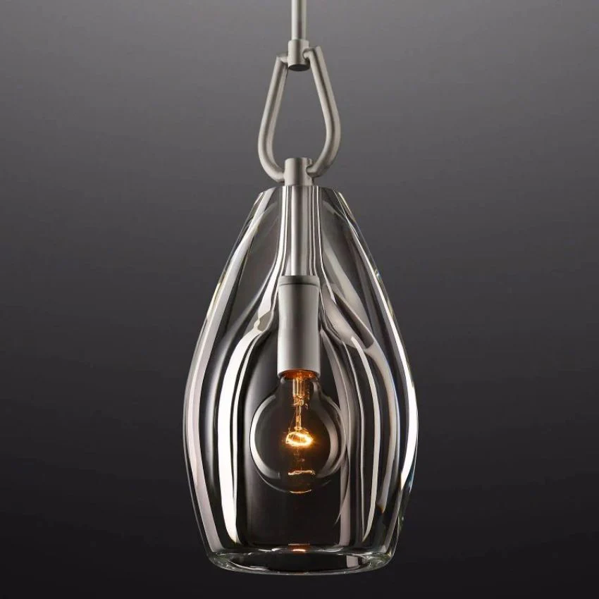 Botanist Crystal Flute Pendant Light