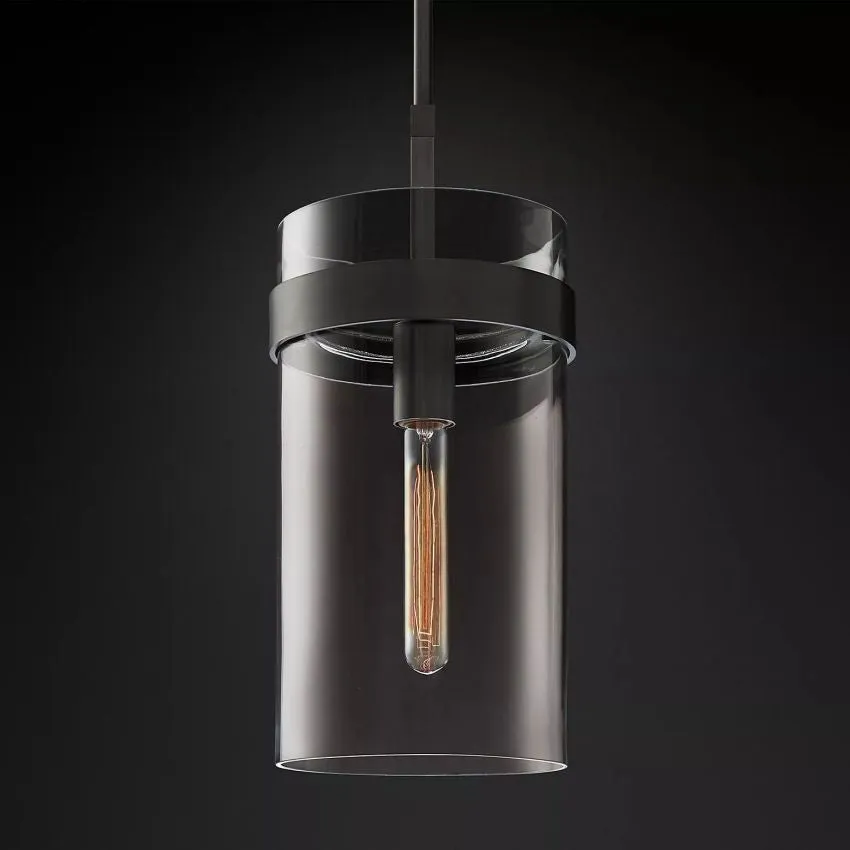 Ravelle Clear Glass Pendant Light