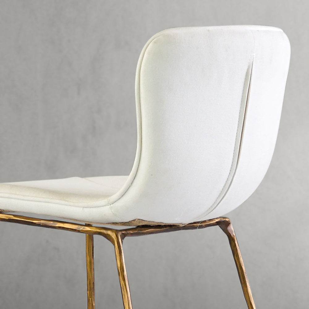 Hand-Forged Metal Modern Bar Chair