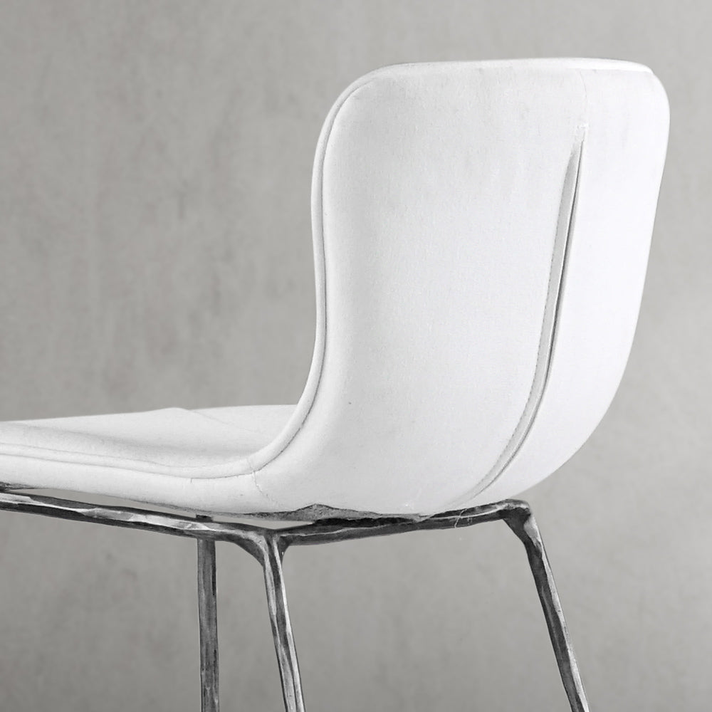 Hand-Forged Metal Modern Bar Chair