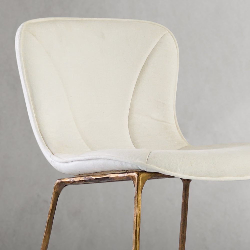 Hand-Forged Metal Modern Bar Chair