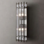 San Marco Vintage Glass Rectangle Wall Sconce