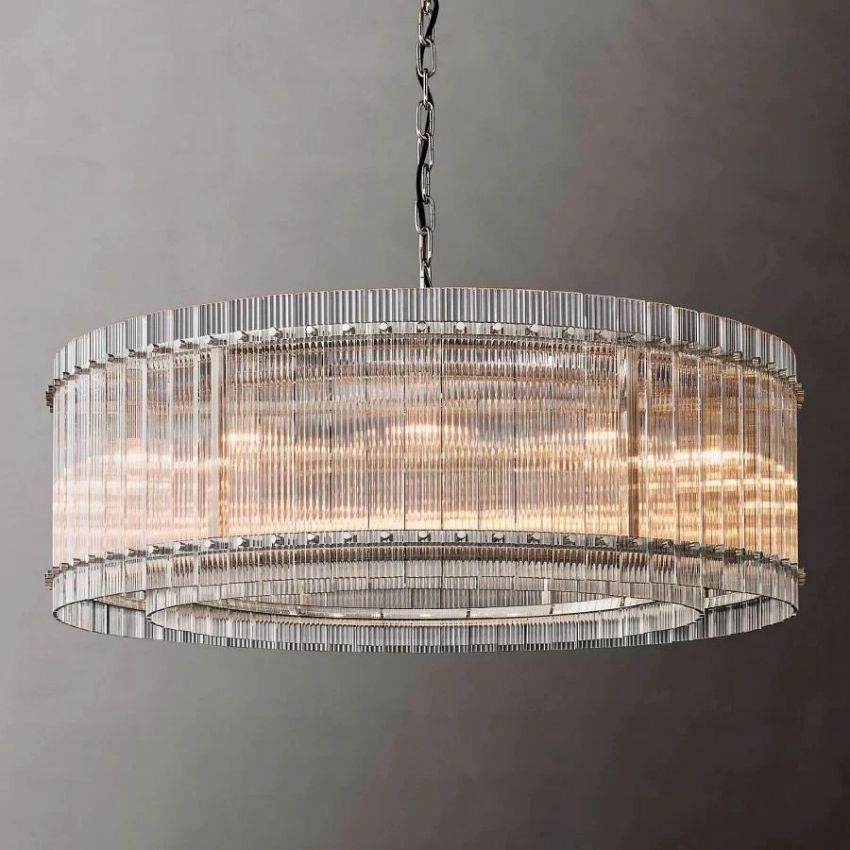 San Marco Vintage Glass Round Chandelier 48"