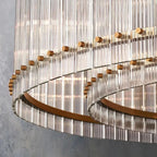 San Marco Vintage Glass Round Chandelier 60"