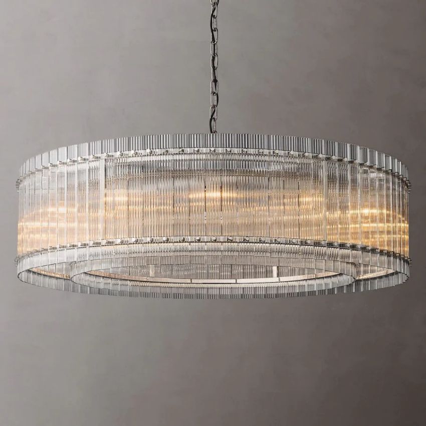 San Marco Vintage Glass Round Chandelier 60"