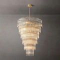 Amadeo Prismatic Array Grand Glass Chandelier 36"