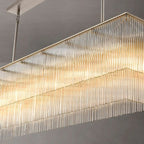 Amadeo Prismatic Array Rectangular Chandelier 72"