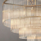 Amadeo Prismatic Array Round Chandelier 40"