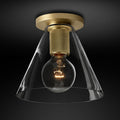 Utilitaire Funnel Shade Flush Mount