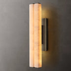 Audubon Sculpt Alabaster Double Wall Sconce