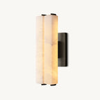 Audubon Sculpt Alabaster Double Wall Sconce