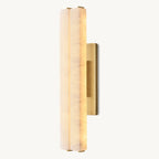 Audubon Sculpt Alabaster Double Wall Sconce
