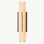 Audubon Sculpt Alabaster Double Wall Sconce