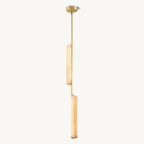 Audubon Sculpt Alabaster Pendant Light