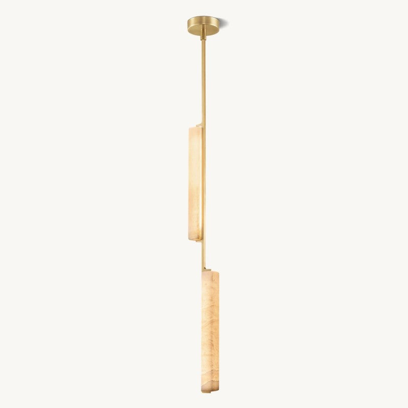 Audubon Sculpt Alabaster Pendant Light