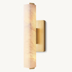 Audubon Sculpt Alabaster Single Wall Sconce