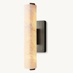 Audubon Sculpt Alabaster Single Wall Sconce