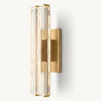Audubon Sculpt Crystal Double Wall Sconce