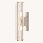 Audubon Sculpt Crystal Double Wall Sconce