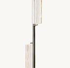 Audubon Sculpt Crystal Linear Chandelier 54"