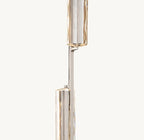 Audubon Sculpt Crystal Linear Chandelier 54"