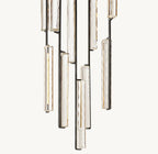 Audubon Sculpt Crystal Round Chandelier 24"