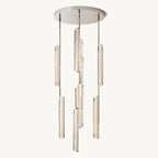 Audubon Sculpt Crystal Round Chandelier 24"