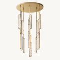 Audubon Sculpt Crystal Round Chandelier 40"