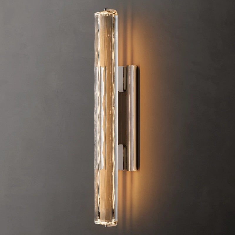Audubon Sculpt Crystal Single Wall Sconce