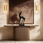 Audubon Sculpt Crystal Single Wall Sconce