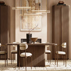 Audubon Sculpt Crystal Triple Bar Linear Chandelier 60"