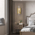 Ravelle Clear Glass Wall Sconce