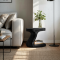Minimalist Organic Shaped Nightstand For Bedroom