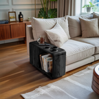 Farmhouse Solid Wood Side Table For Sofa Decoration