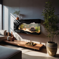 Wall Mounted Aquarium Frame For Living Room And Office