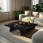 Modern Wooden Live Edge Coffee Table For Living Room Decor