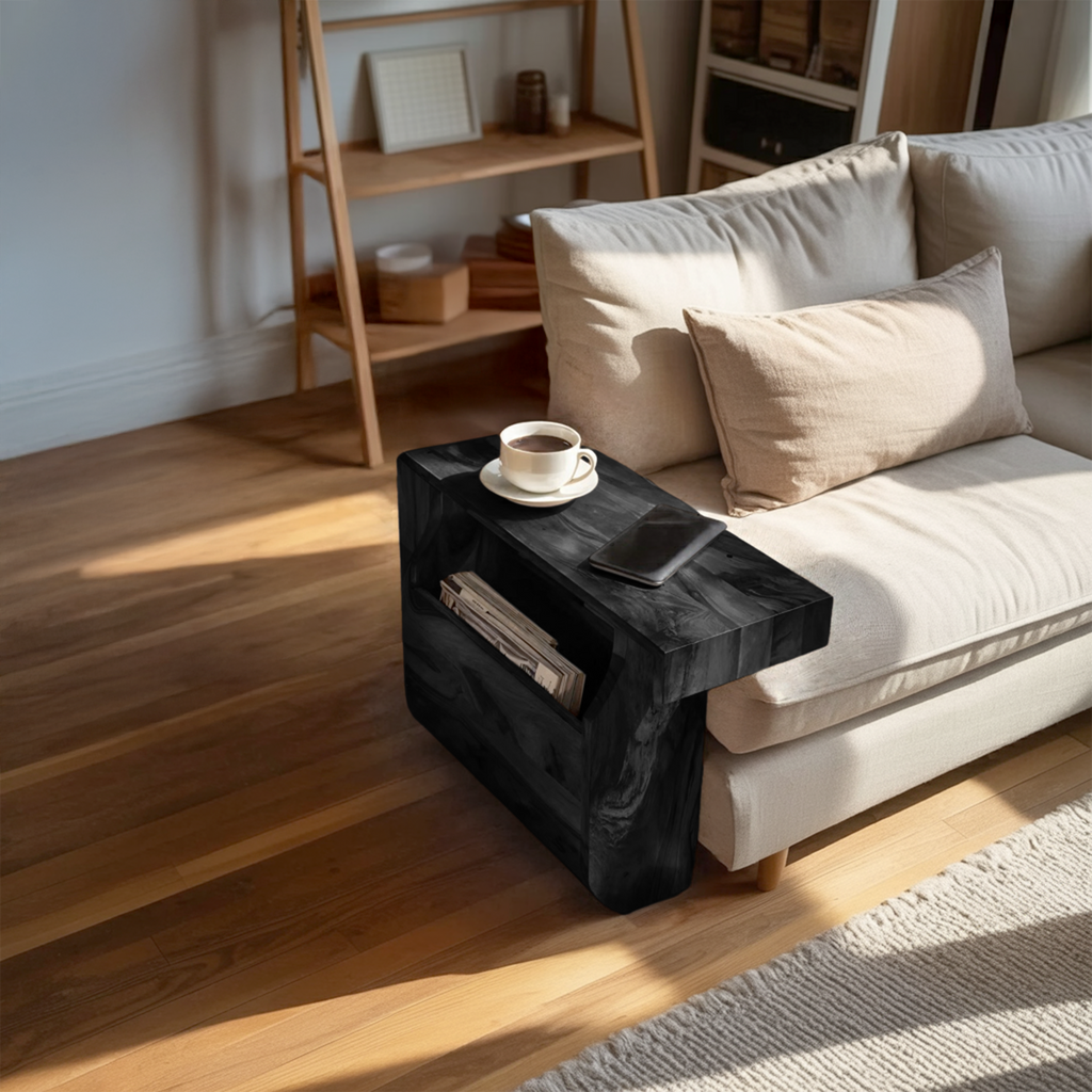 Farmhouse Solid Wood Armrest For Living Room Design