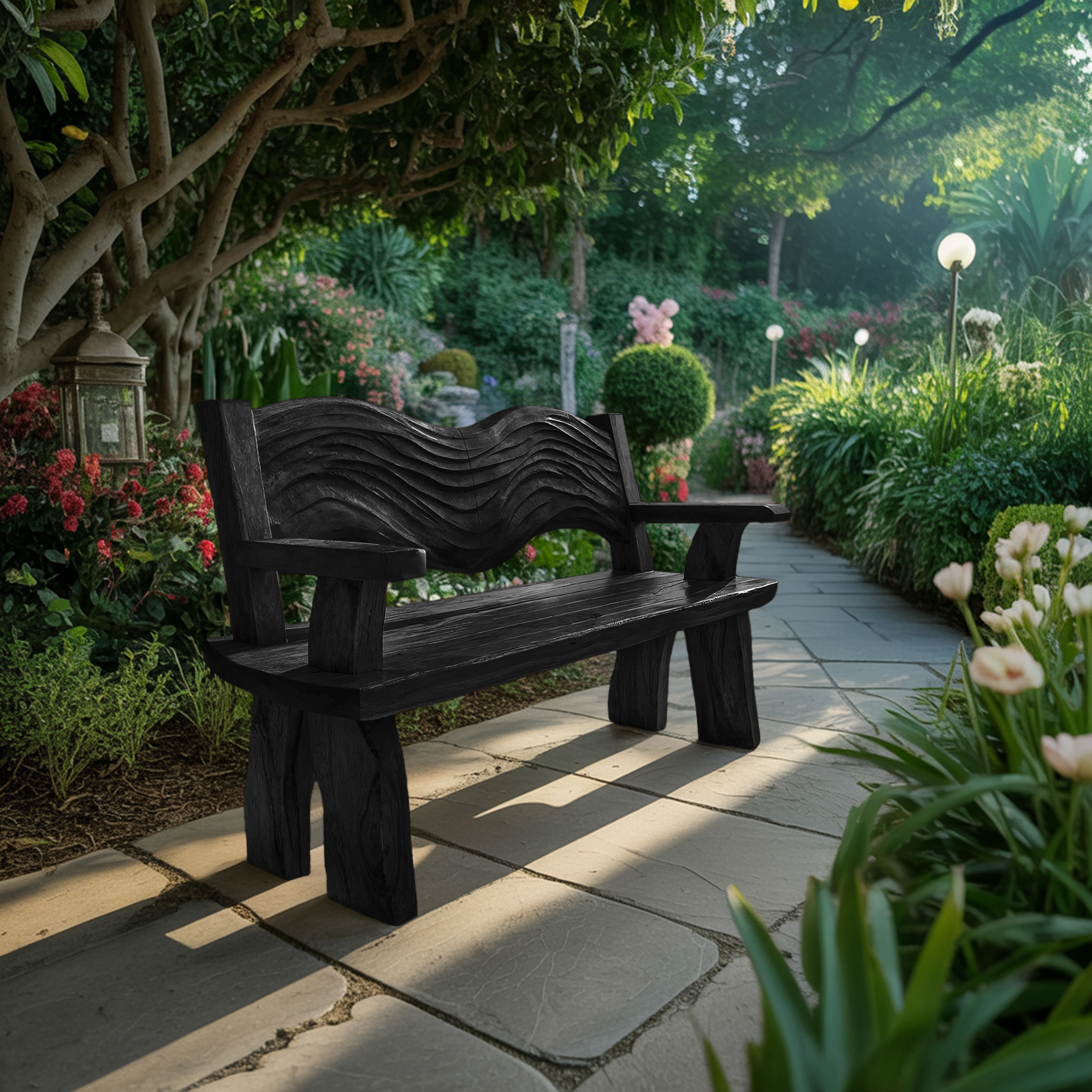 Solid Wood Entryway Bench For Minimalist Home Design