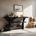 Farmhouse Wooden Live Edge Console Table For Entryway Furniture Design