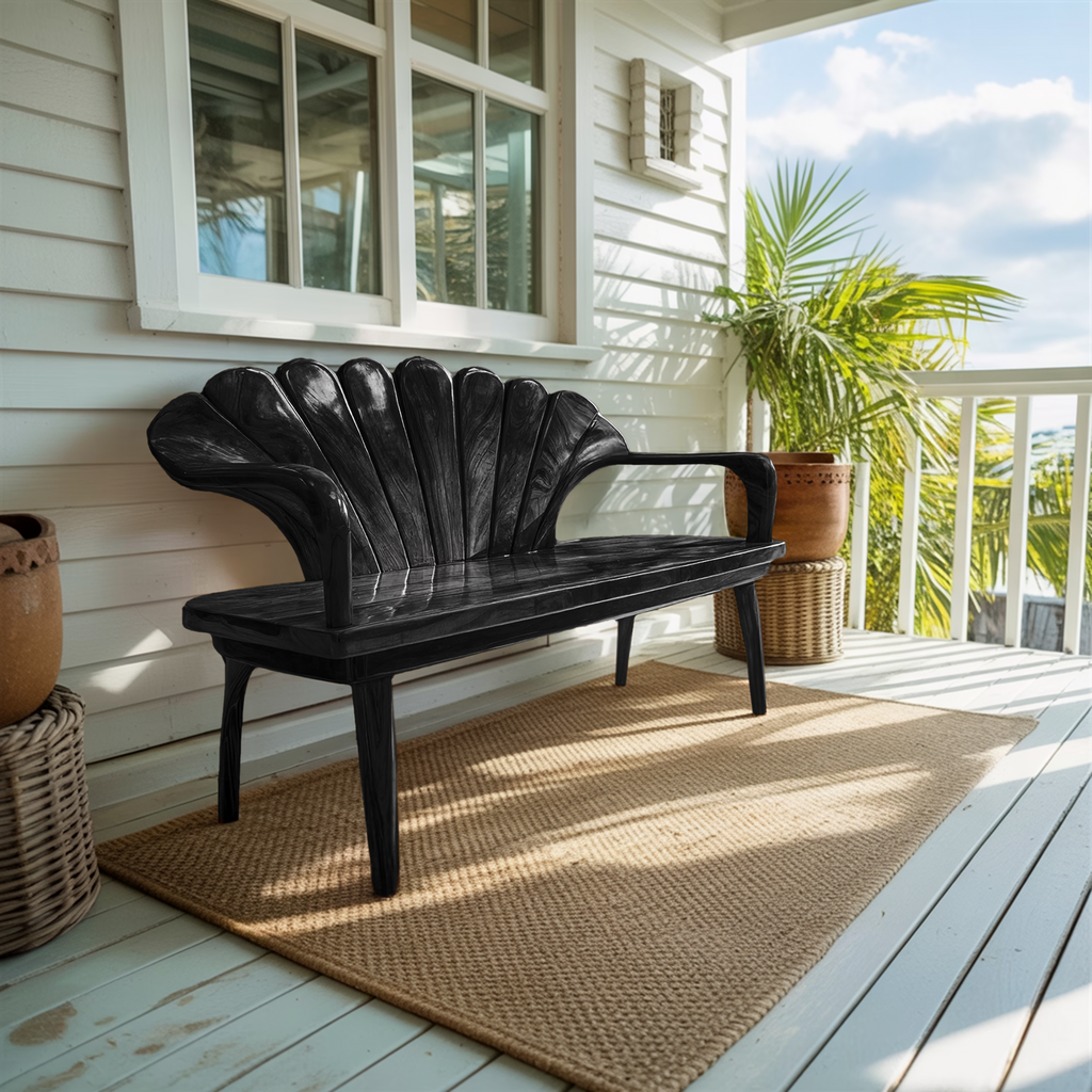 Handcrafted Wooden Bench For Entryway Hallway Seating