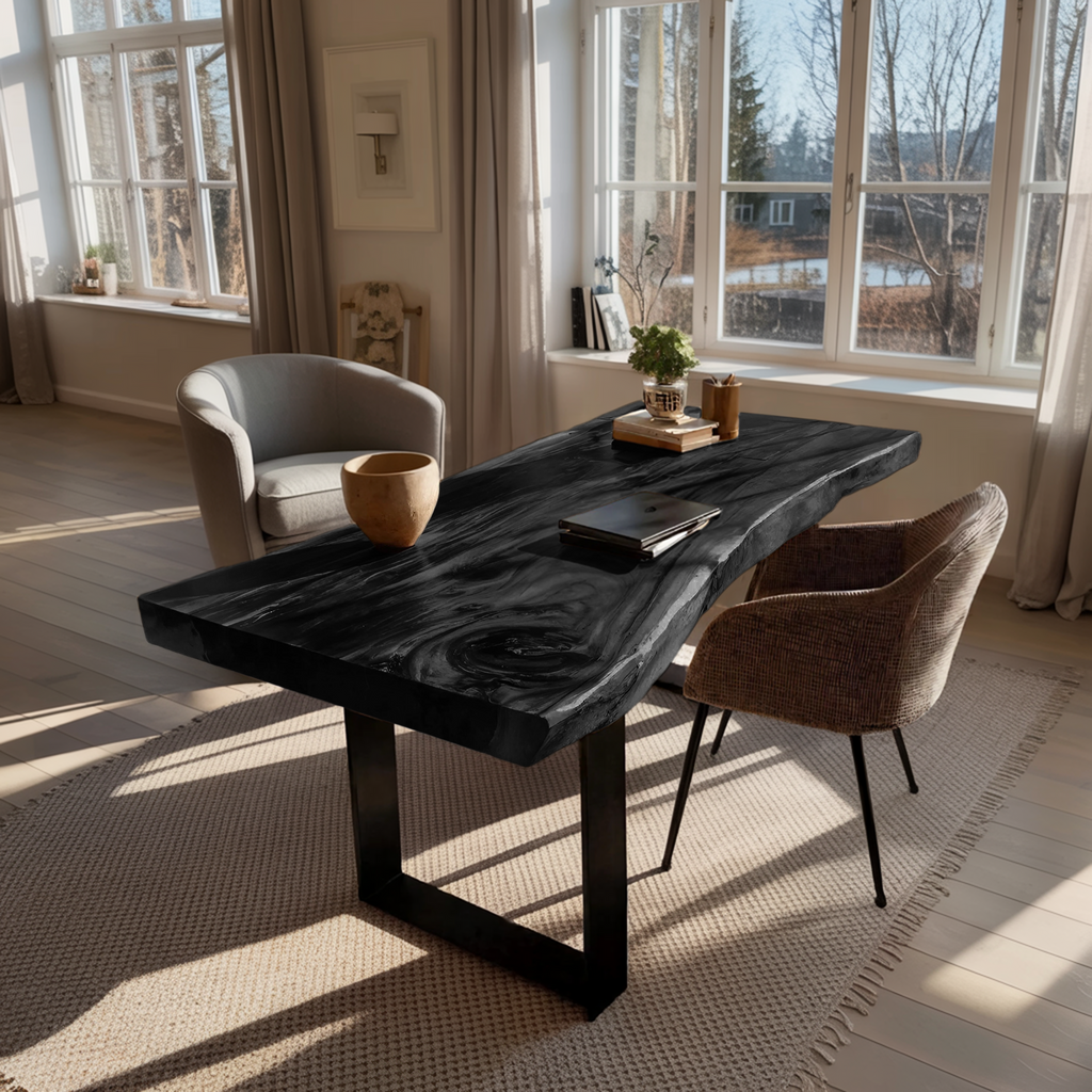 Handcrafted Solid Wood Tabletop For Furniture Decor