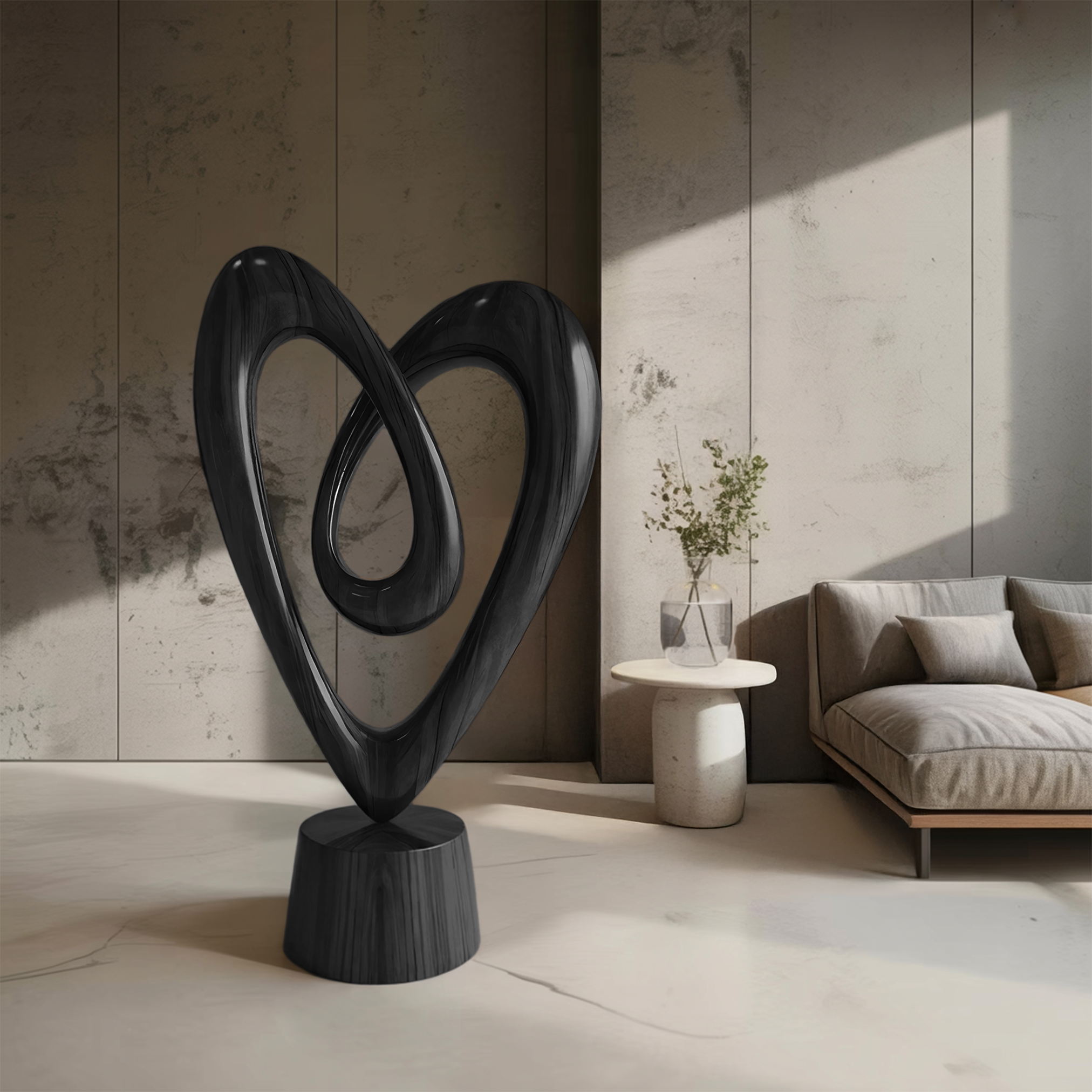 Rustic 3D Wood Art For Living Room Interior Wall Accent