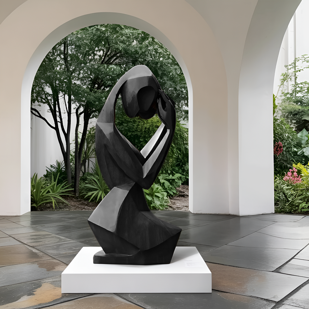 Mid Century Abstract Sculpture For Modern Outdoor Space