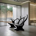 Handcrafted Branch Bench For Living Room Statement Pieces
