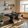 Farmhouse Solid Wood Desk For Minimalist Bedroom Decor