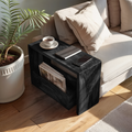 Farmhouse Wooden Side Table For Sofa And Lounge Area