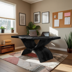 Handcrafted Solid Wood Desk For Home Office And Living Room