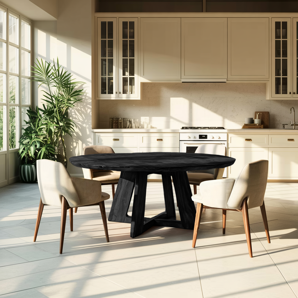Modern Round Dining Table For Kitchen And Dining