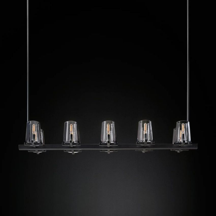 Pauillac Modern Heritage Linear Chandelier 49"