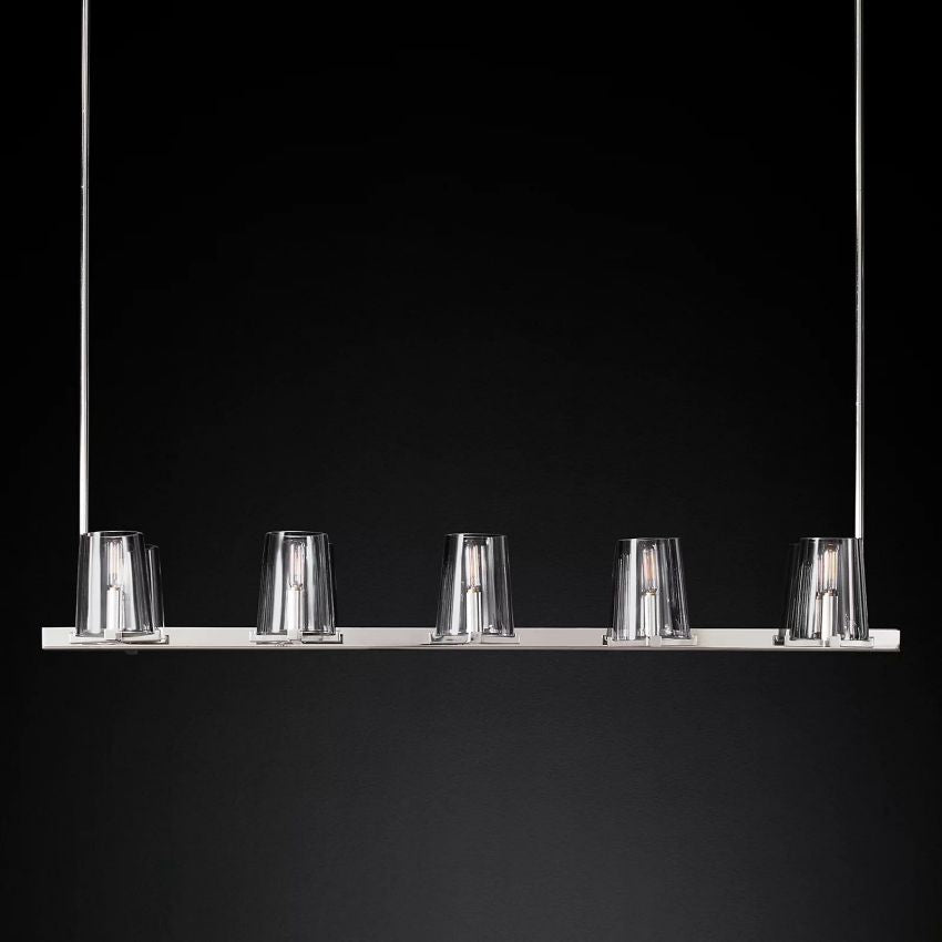 Pauillac Modern Heritage Linear Chandelier 49"